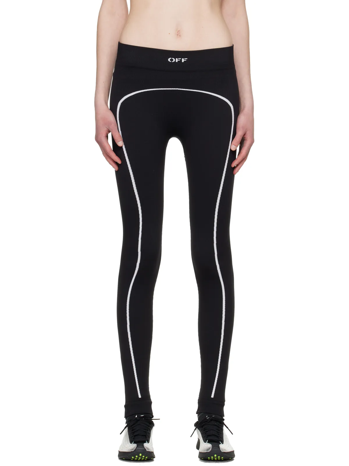 OFF-WHITE 'OFF' Stamp シームレス レギンス - 画像1