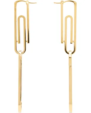 OFF-WHITE Paperclip ピアス - サムネイル1