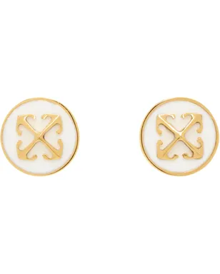 OFF-WHITE Round Arrow ピアス - サムネイル1