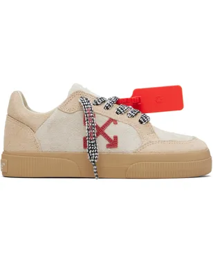 OFF-WHITE バルカナイズ スエード ローカットスニーカー - サムネイル1