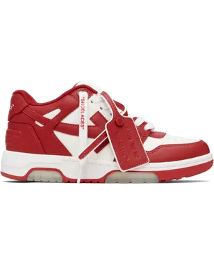 OFF-WHITE 'Out Of Office' カーフレザー スニーカー - サムネイル1