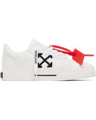 OFF-WHITE バルカナイズ キャンバス ローカットスニーカー - サムネイル1