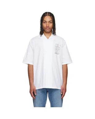 OFF-WHITE Outline Double Arrow ポプリン ボウリングシャツ - サムネイル1