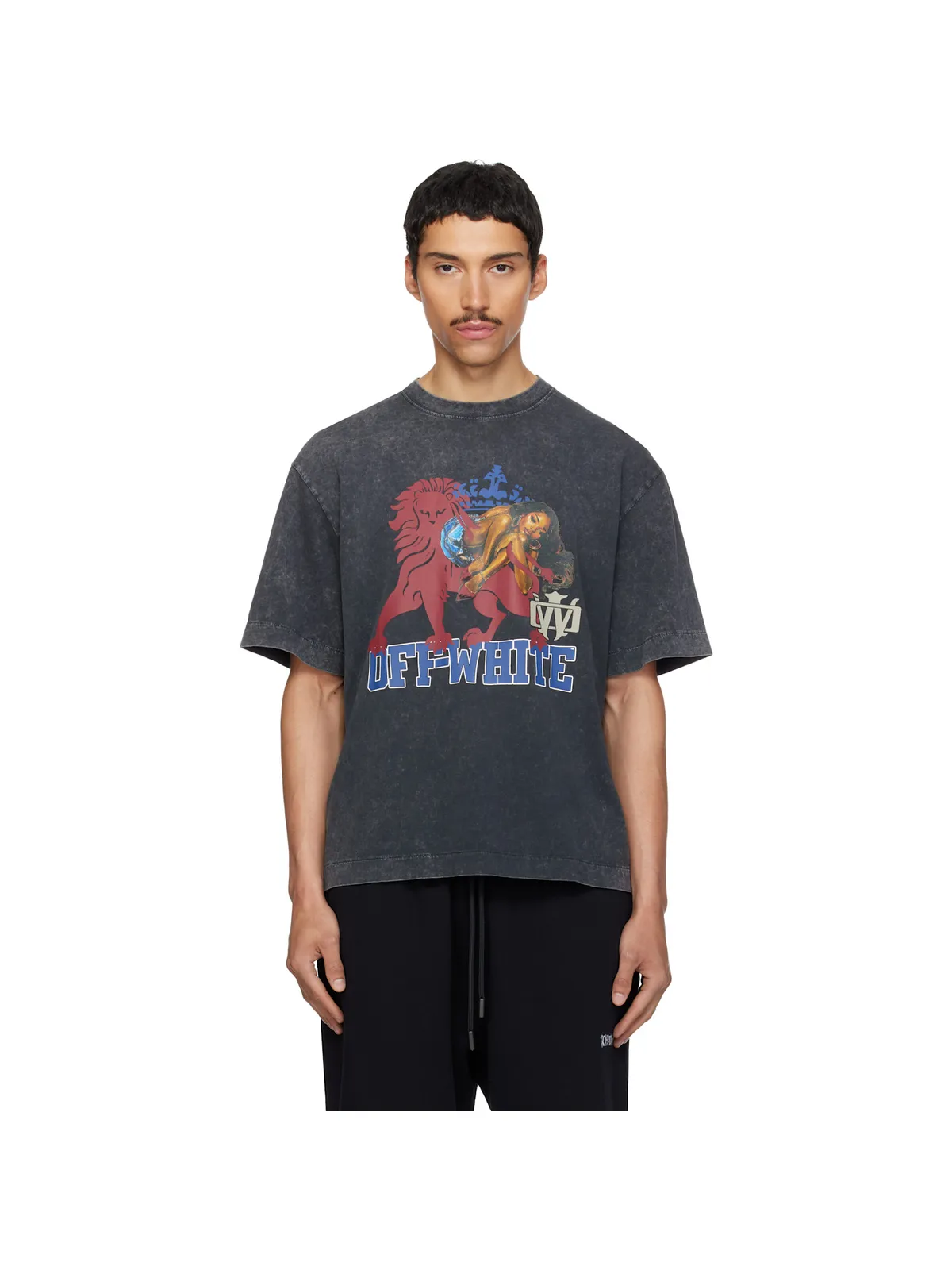 OFF-WHITE Royal Girl Skate Tシャツ - 画像1