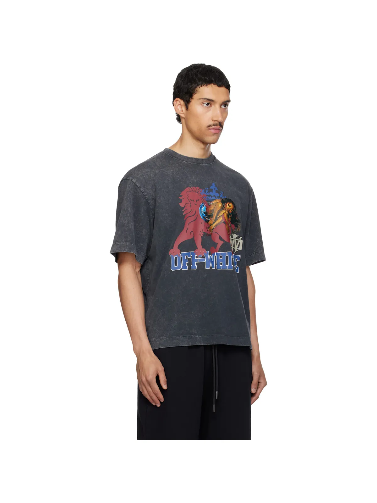 OFF-WHITE Royal Girl Skate Tシャツ - 画像2