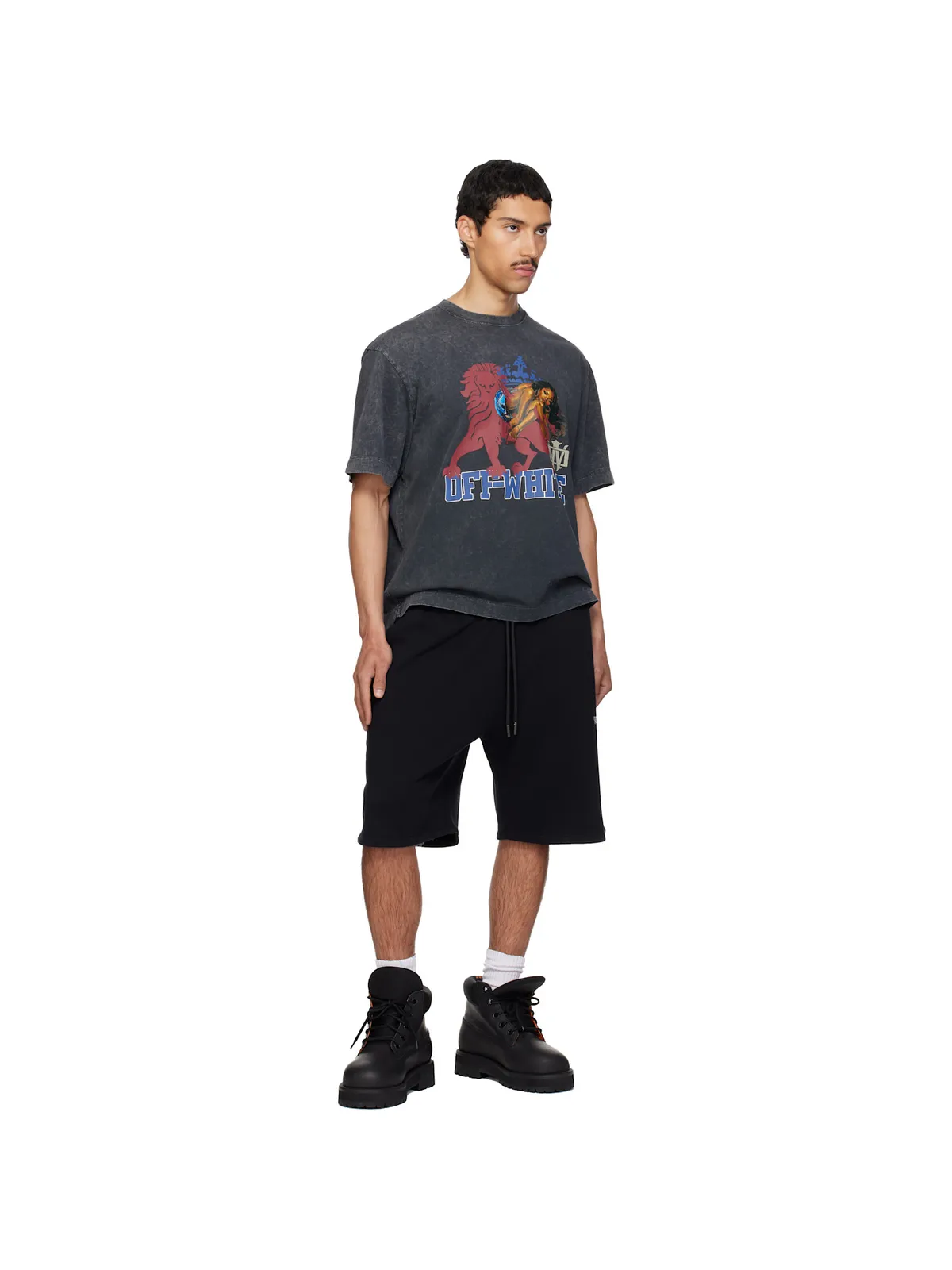OFF-WHITE Royal Girl Skate Tシャツ - 画像4