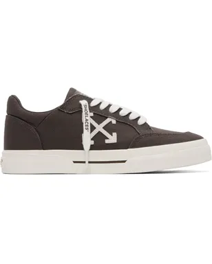 OFF-WHITE Low Vulcanized キャンバス スニーカー - サムネイル1