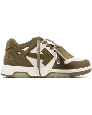 OFF-WHITE Out Of Office カーフ＆スエード スニーカー - サムネイル1