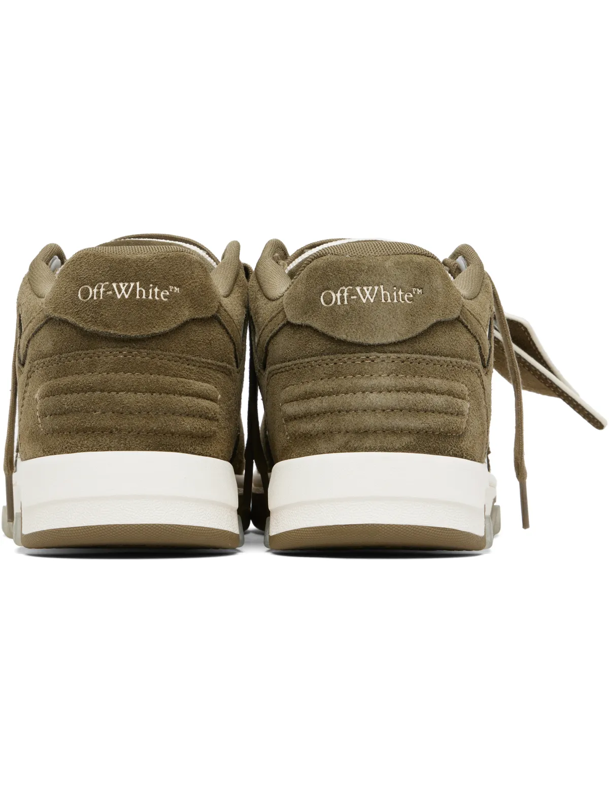 OFF-WHITE Out Of Office カーフ＆スエード スニーカー - 画像2