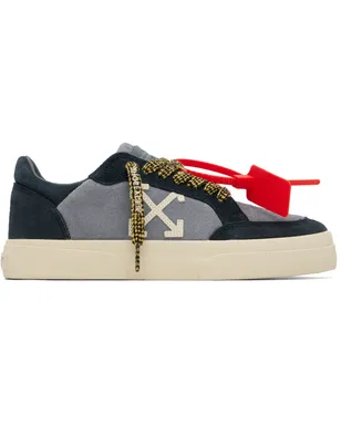 OFF-WHITE Vulcanized Low スエード スニーカー - サムネイル1