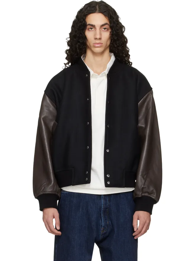 Studio Nicholson Studio Nicholson Alph レザー ボンバージャケットの商品画像