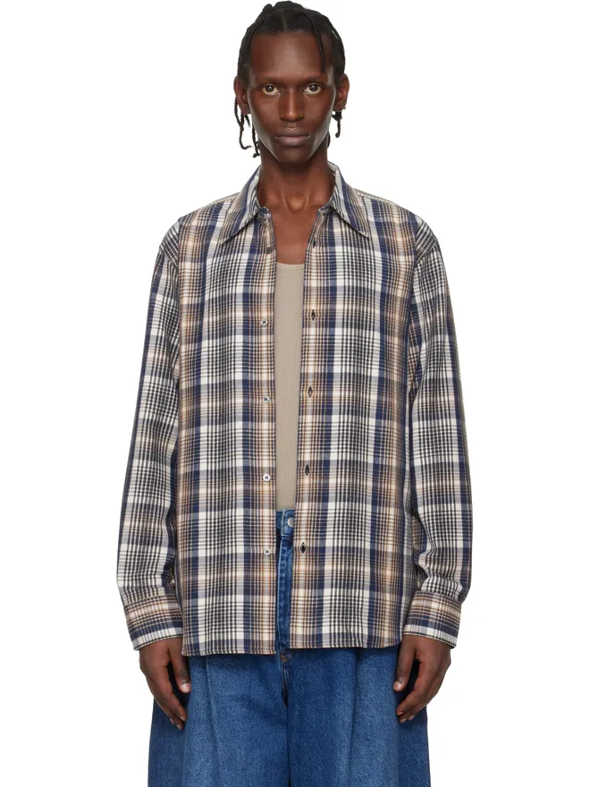 Studio Nicholson Studio Nicholson View チェック シャツの商品画像