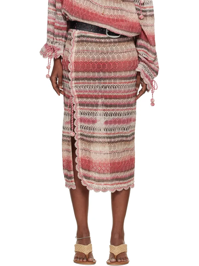 Isabel Marant Isabel Marant Noryane Cotton Sunrise Net ミディアムスカートの商品画像