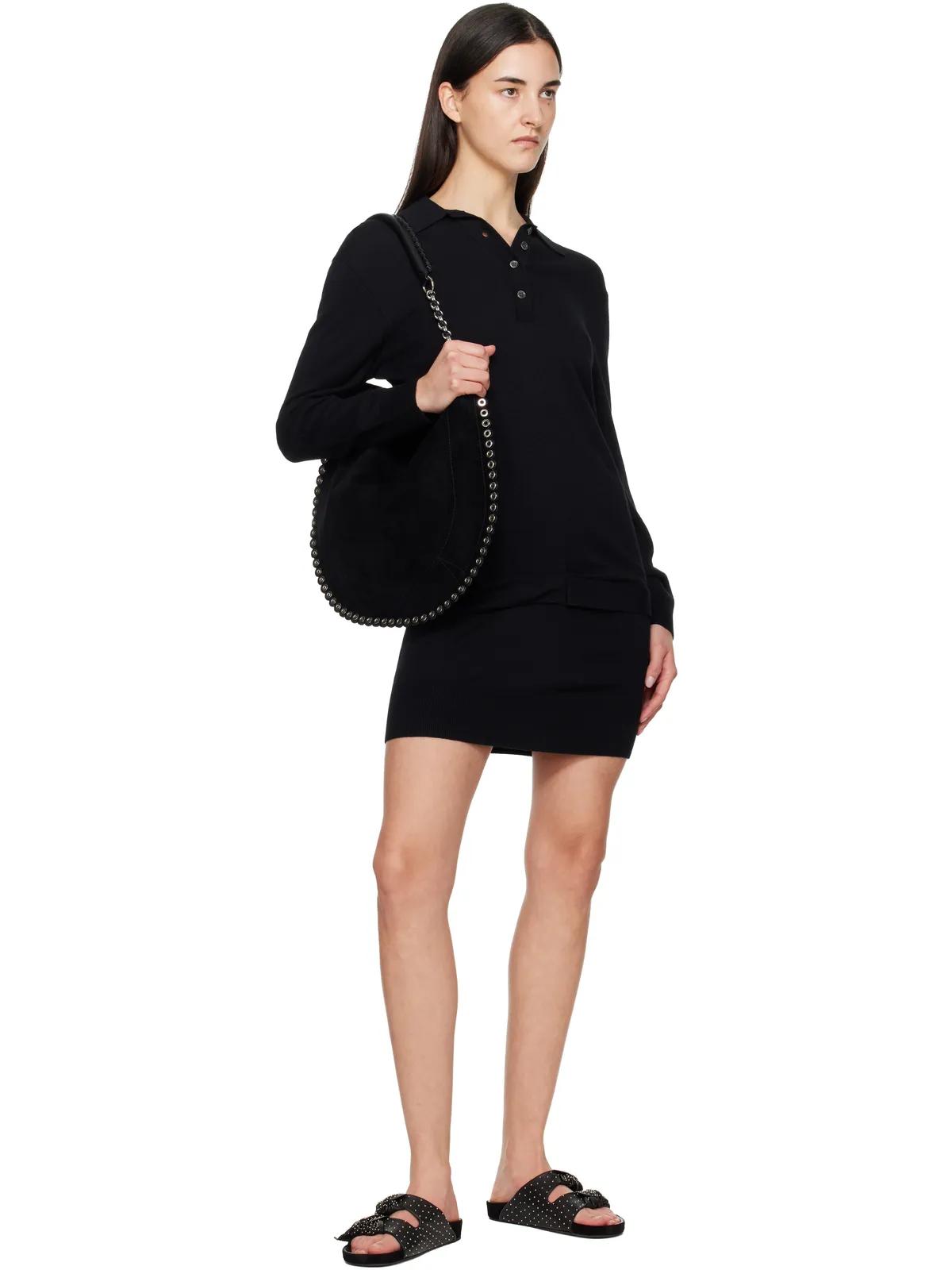 Isabel Marant Oskan Soft ショルダーバッグ - 画像4