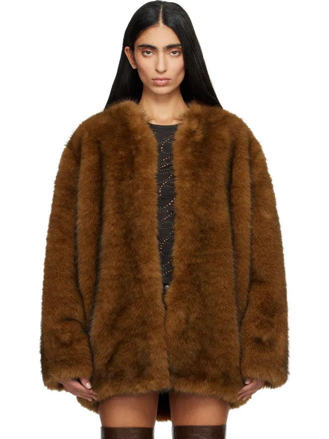Isabel Marant Isabel Marant Aglae フェイクファー ジャケットの商品画像