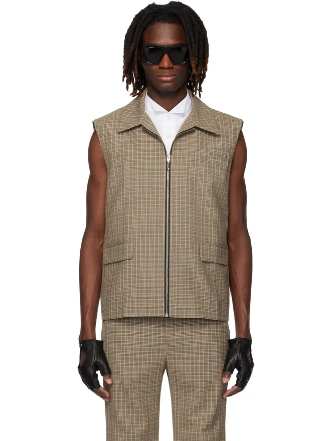ERNEST W. BAKER ERNEST W. BAKER Sleeveless Tailored Jacket ベストの商品画像