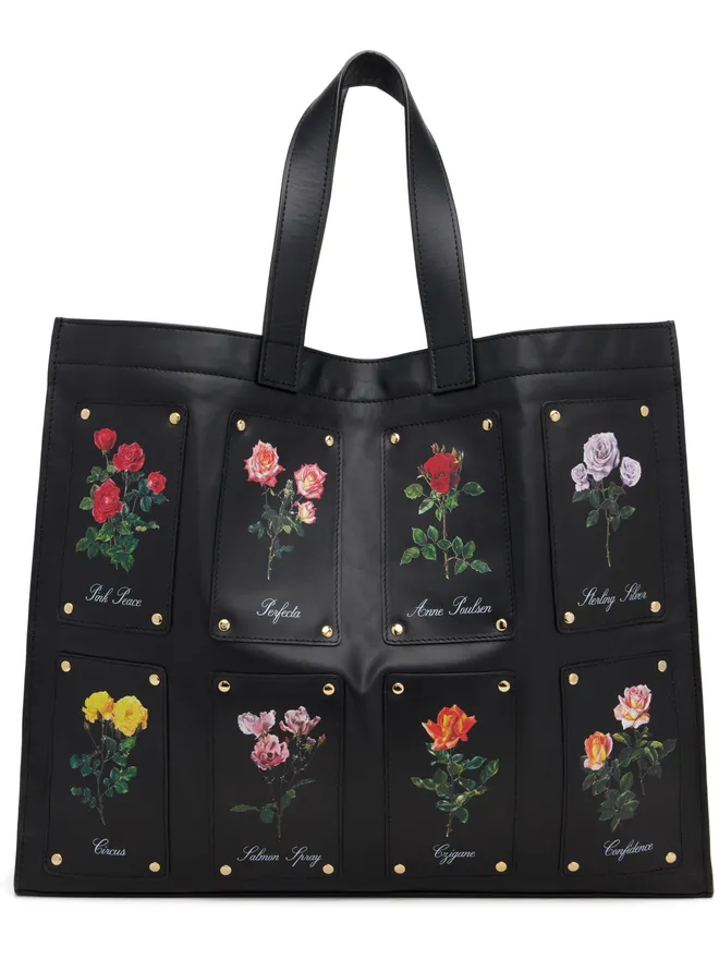 ERNEST W. BAKER ERNEST W. BAKER Patched Rose Shopper トートバッグの商品画像