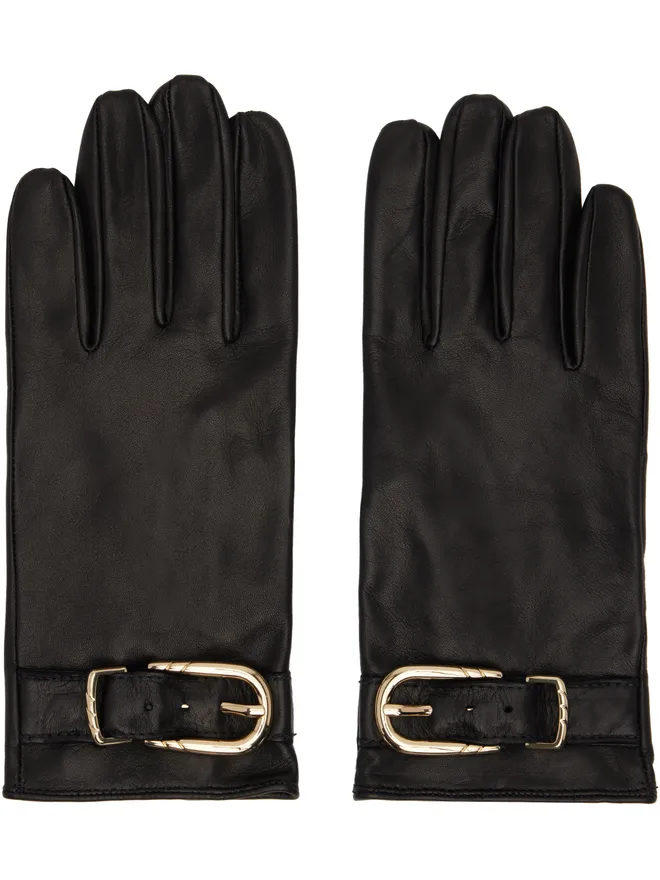 ERNEST W. BAKER ERNEST W. BAKER レザー バックル グローブの商品画像