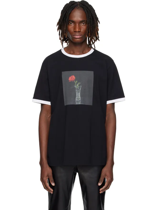 ERNEST W. BAKER ERNEST W. BAKER Rose Print Tシャツの商品画像