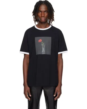 ERNEST W. BAKER Rose Print Tシャツ - サムネイル1