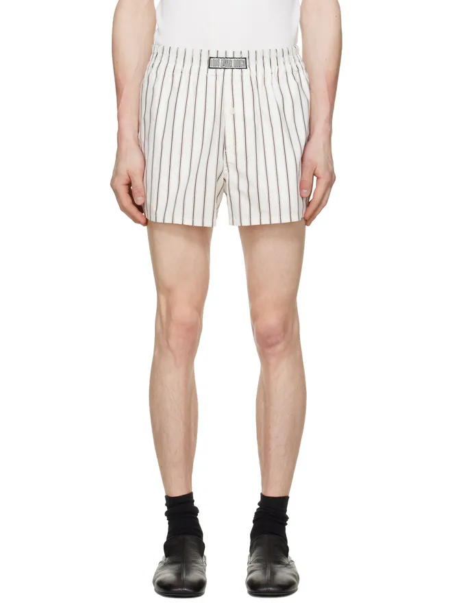 LGN Louis Gabriel Nouchi LGN Louis Gabriel Nouchi ストライプ コットン ショートパンツの商品画像