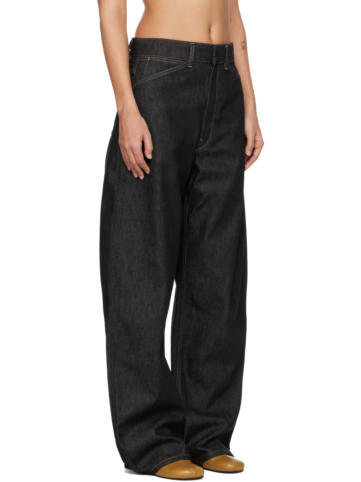 Lemaire High Waisted カーブジーンズ - 画像2