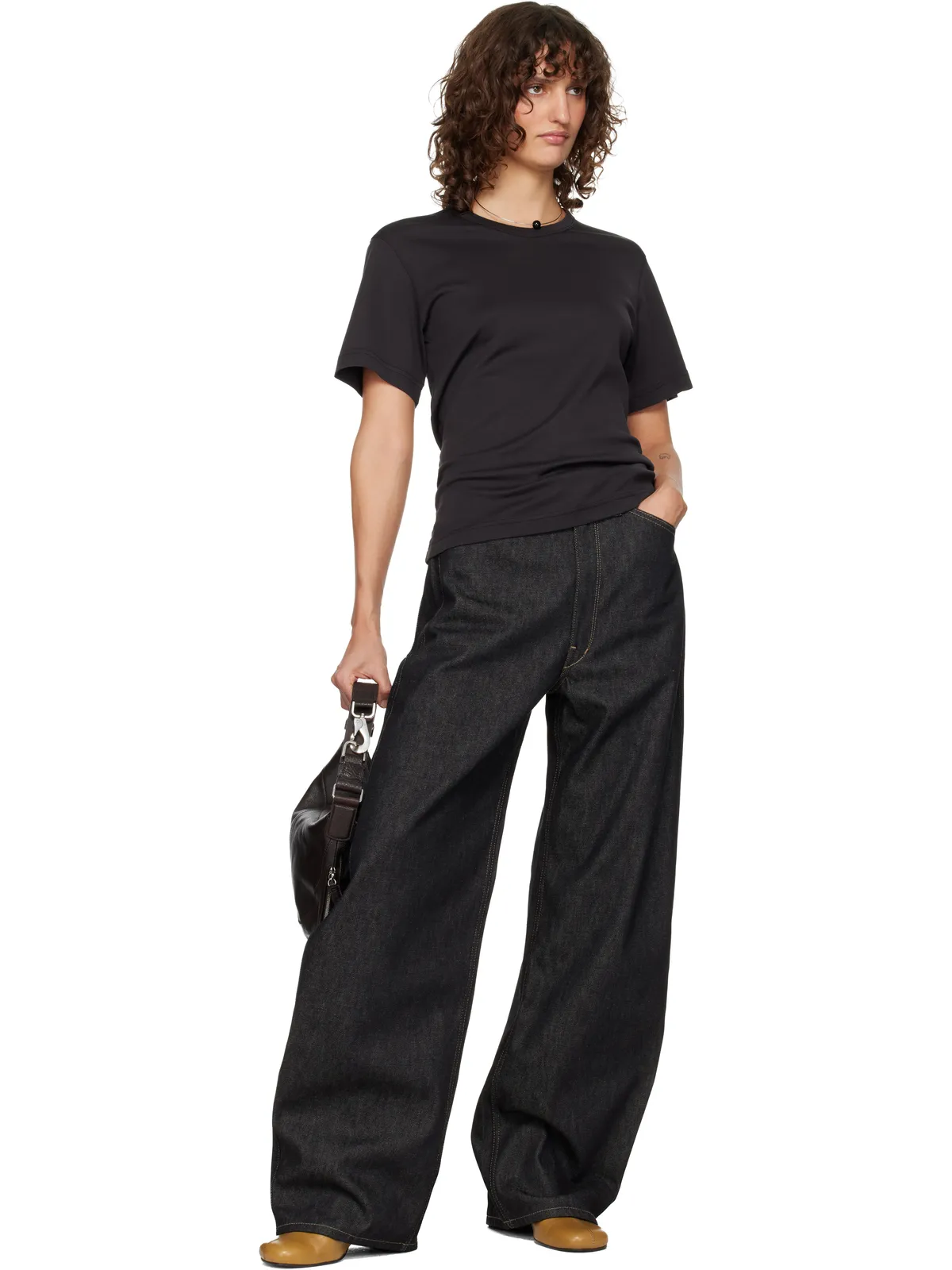 Lemaire High Waisted カーブジーンズ - 画像4