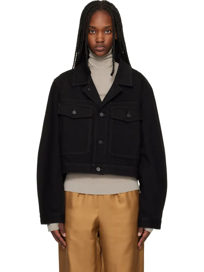 Lemaire Lemaire クロップド ブルゾン デニムジャケットの商品画像