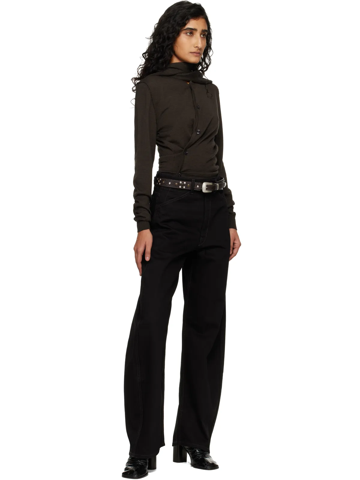 Lemaire Western Studs 30 ベルト - 画像2