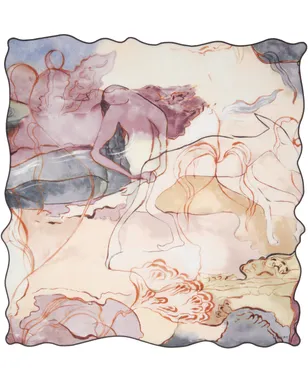 Lemaire Aquarel Irregulie スカーフ - サムネイル1