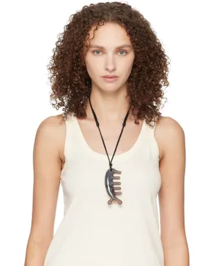 Lemaire Agate Gua Sha Begula ネックレス - サムネイル2
