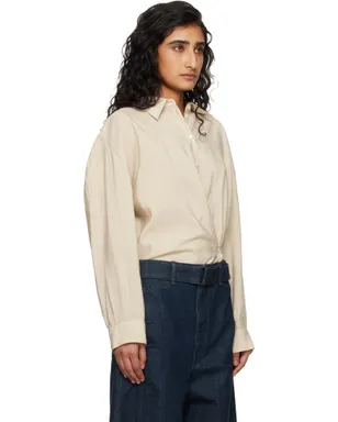 Lemaire Straight Collar ツイスト シャツ - サムネイル2
