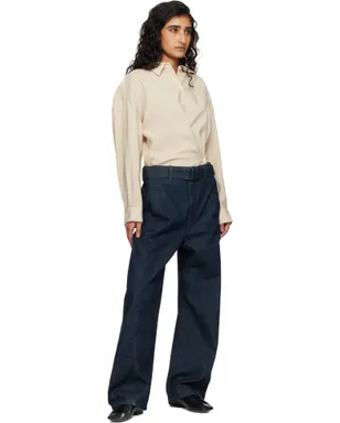 Lemaire Straight Collar ツイスト シャツ - サムネイル5