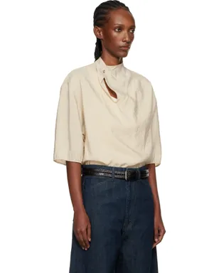Lemaire Soft Collar Dry Silk トップス - サムネイル2