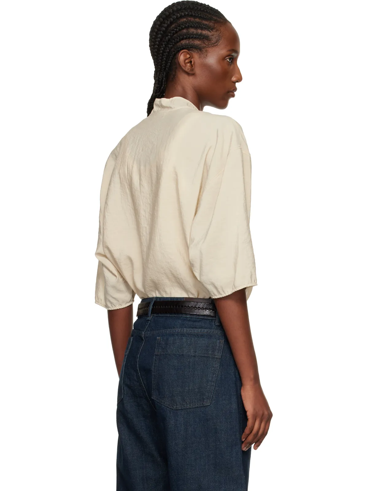 Lemaire Soft Collar Dry Silk トップス - 画像3