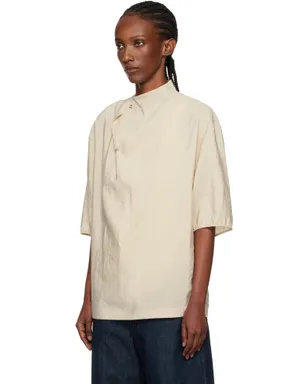 Lemaire Soft Collar Dry Silk トップス - サムネイル4