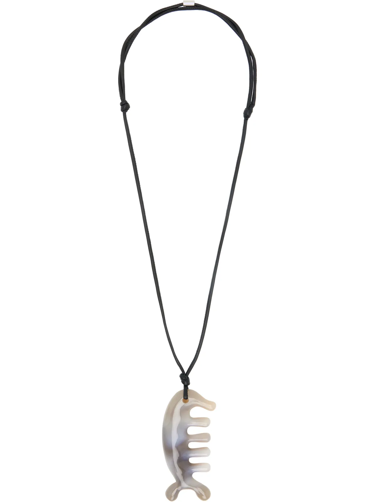 Lemaire Agate Gua Sha Begula ネックレス - 画像1