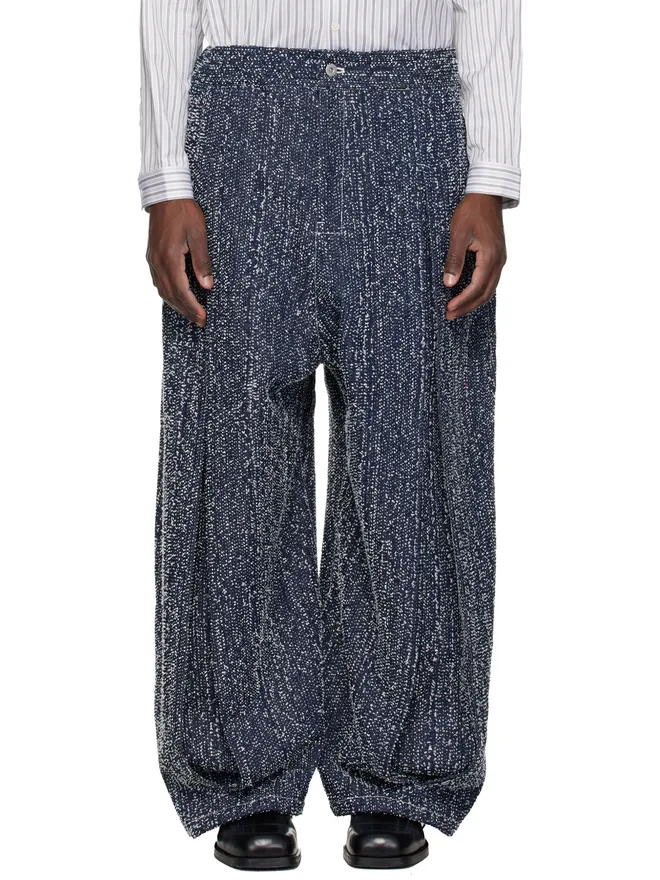SAGE NATION SAGE NATION Box Pleat デニム ジーンズの商品画像