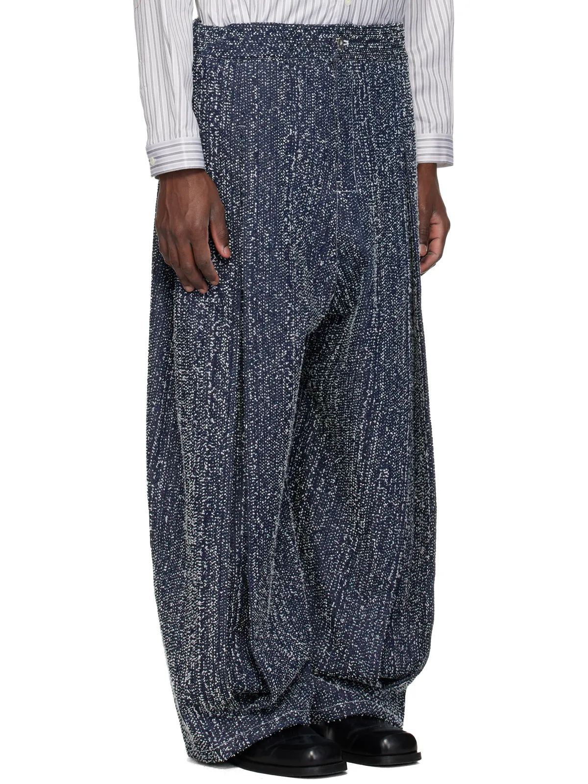 SAGE NATION Box Pleat デニム ジーンズ - 画像2