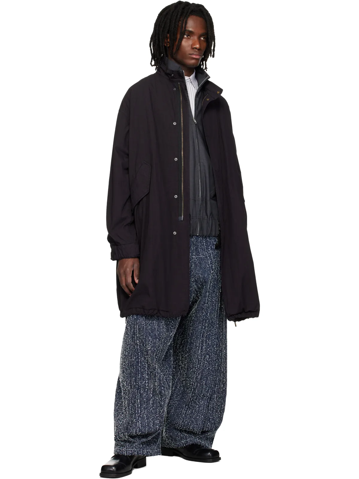 SAGE NATION Box Pleat デニム ジーンズ - 画像4