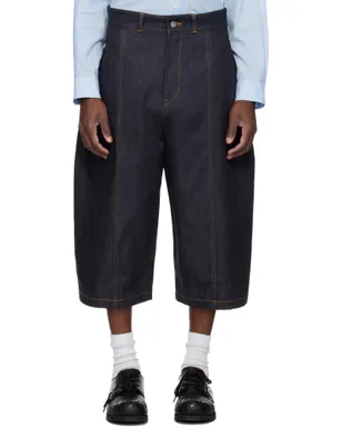 SAGE NATION Welt デニムショートパンツ - サムネイル1
