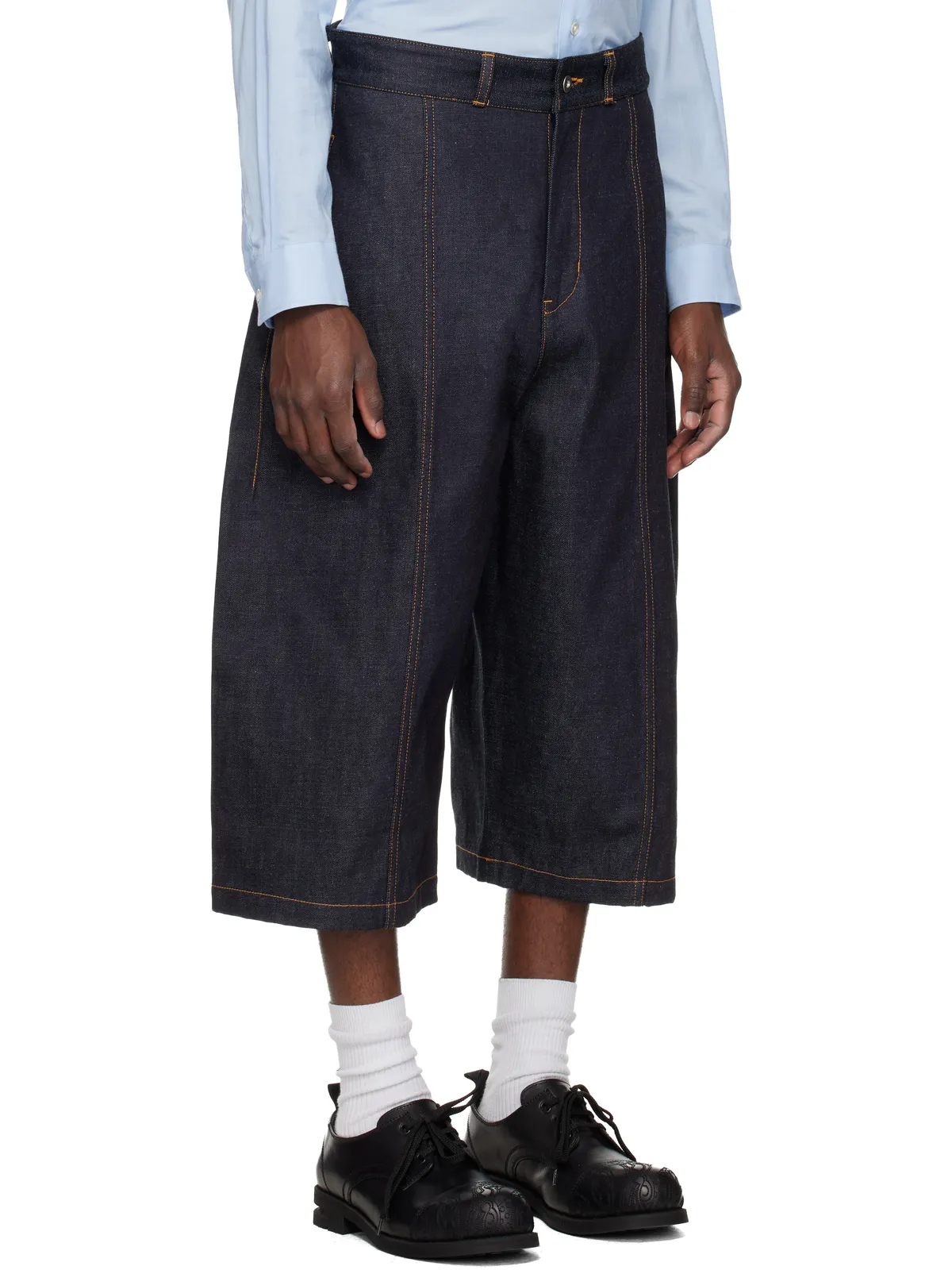SAGE NATION Welt デニムショートパンツ - 画像2