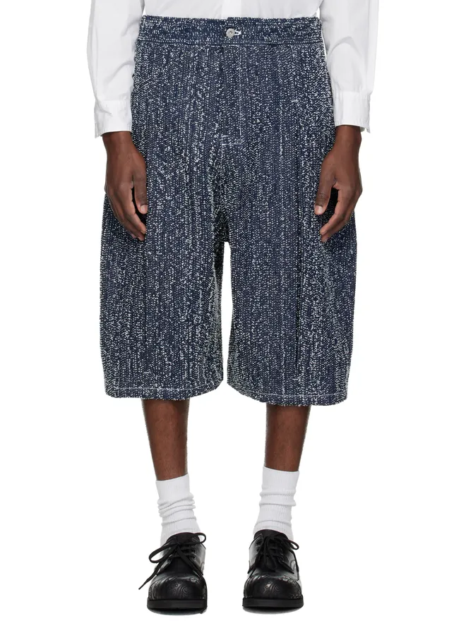 SAGE NATION SAGE NATION Box Pleat デニムショートパンツの商品画像