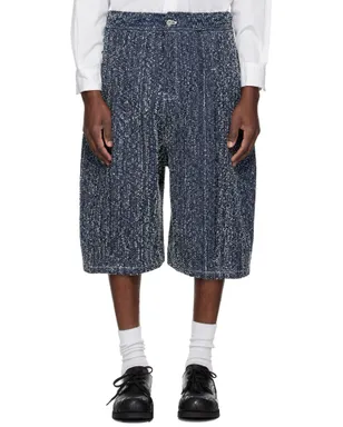 SAGE NATION Box Pleat デニムショートパンツ - サムネイル1