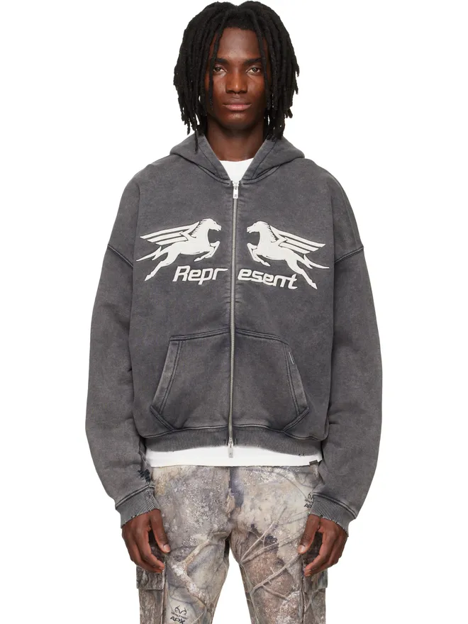 REPRESENT REPRESENT Pegasus Zip Through フーディの商品画像