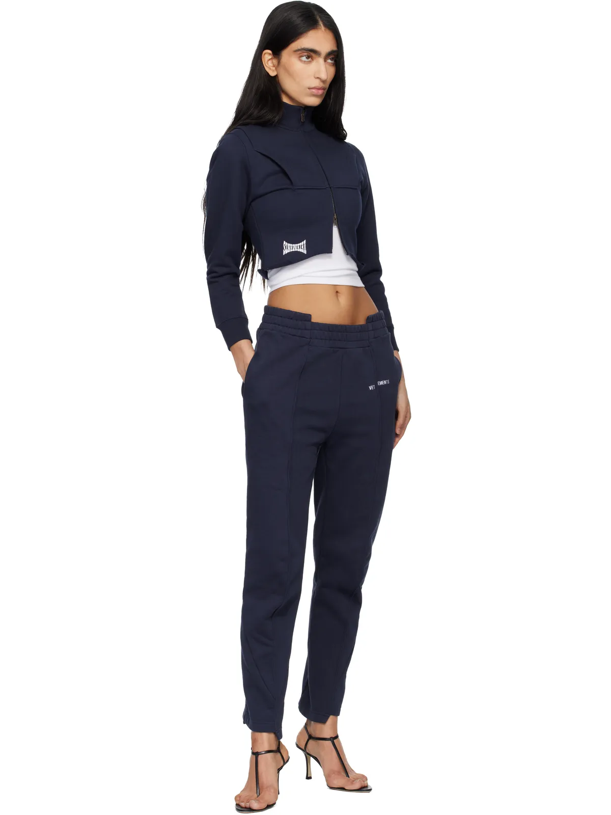 VETEMENTS Cut Up スウェットパンツ - 画像4