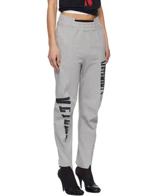 VETEMENTS Cut Up Logo スウェットパンツ - サムネイル2