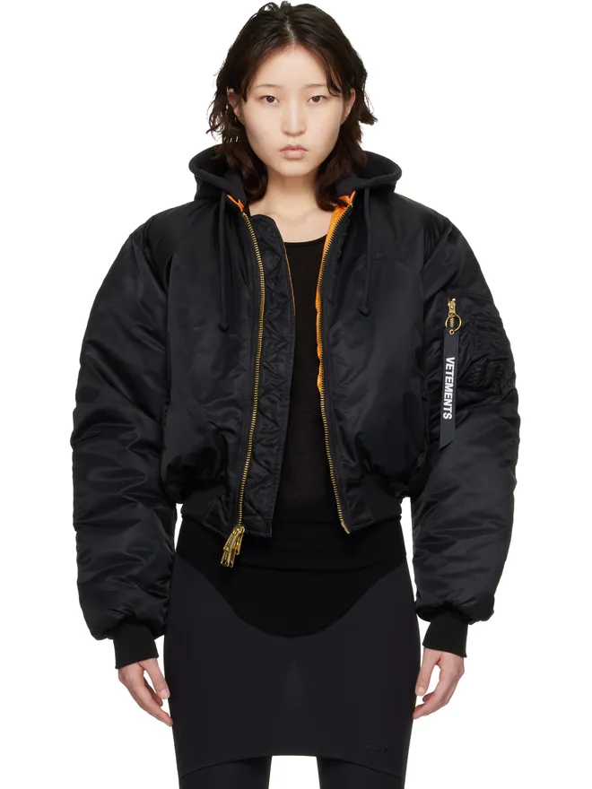 VETEMENTS VETEMENTS Alpha Industriesエディション Fitted リバーシブル ボンバージャケットの商品画像