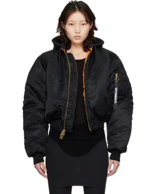 VETEMENTS Alpha Industriesエディション Fitted リバーシブル ボンバージャケット - サムネイル1