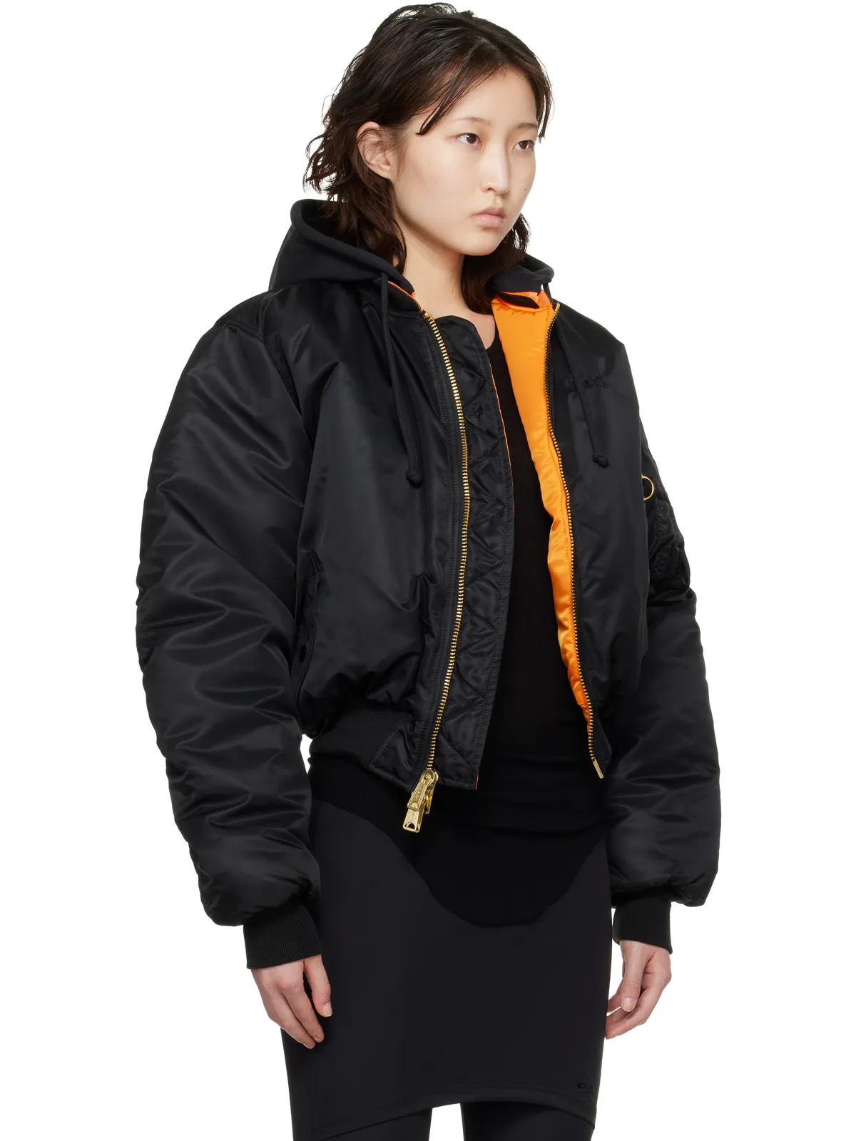 VETEMENTS Alpha Industriesエディション Fitted リバーシブル ボンバージャケット - 画像2
